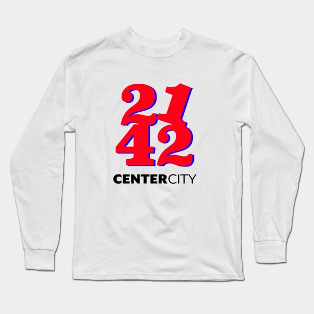 Welcome to Center City Long Sleeve T-Shirt by OptionaliTEES